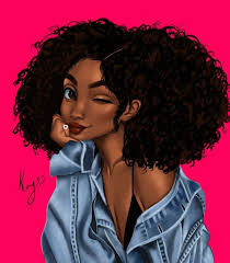 Black Art Black Female Cartoon Pin De Ama Obenewaa Em Black Art 3 Arte Com Cabelo Natural Desenho De Cabelo Meninas Cacheadas
