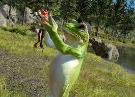 Tin Tin On Twitter It Looks A Bit Like Some Sort Of Frog Cult Ffxv Frogbros There are physics bones present that have been messed with to use the prince fatigue's physics bones, it's pretty buggy, but it's better than a static. twitter