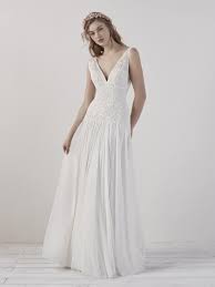 Requintado Vestido De Noiva De Alta Costura Eileen Pronovias Wedding Dresses Pronovias Wedding Dress A Line Wedding Dress