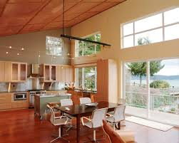high ceiling kitchen houzz