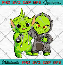 Download Friends Yoda Baby And Grinch Svg Png Eps Dxf Star Wars Svg Cricut File Designs Digital Download