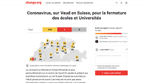 En pleine crise du coronavirus, le canton de vaud présente un visage inédit: 8000 Personnes Reclament La Fermeture Des Ecoles Vaudoises A Cause Du Coronavirus Heidi News