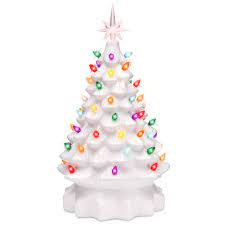 Check spelling or type a new query. Best Choice Products 15in Pre Lit Hand Painted Ceramic Tabletop Christmas Tree W 64 Lights White Walmart Com Walmart Com