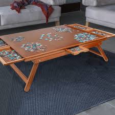 Shop with afterpay on eligible items. Jumbl Puzzle Board Rack 27 X 35 Wooden Jigsaw Puzzle Table W 6 Storage Sorting Drawers Up To 1 500 Pieces Reviews Wayfair Ca