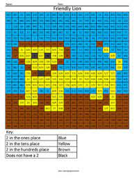 Worksheets and no prep teaching resources math worksheets place value worksheets. Place Value Worksheets Coloring Squared