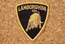 Patch Lamborghini Retro Wheels Lamborghini Ecusson Brode Style Retro Vintage