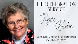 Joyce Bohn Life Celebration Service