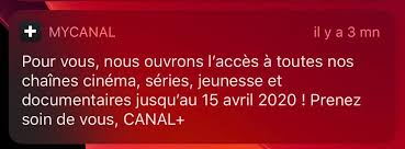 Tl loisirs met votre disposition son programme complet. Coronavirus Canal Devient Gratuit Pour Tous Les Abonnes Ont Acces A Toutes Les Chaines