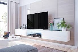 Selsey Tv Lowboard Tv Hangeboard Larka 300 Cm Real De Durch kombination von offener und geschlossener aufbewahrung laesst sich dekoratives und nuetzliches nach bedarf zeigen oder verbergen. selsey tv lowboard tv hangeboard larka 300 cm mit led beleuchtung in weiss hochglanz und in weiss matt