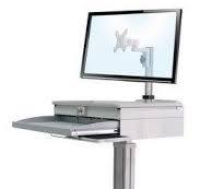 DMED1-C Sit to Stand Mobile Medical Computer Cart lockable ...