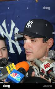 New York Yankees pitcher Carl Pavano looks