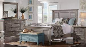 Belmar Gray 5 Pc King Panel Bedroom Bedroom Sets Furniture King King Size Bedroom Sets King Bedroom Furniture
