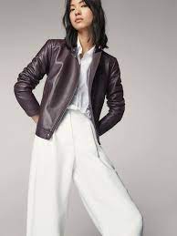Spring Summer 2017 Women S Topstitched Nappa Jacket At Massimo Dutti For 229 Effortless Elegance Mode Kvinnor Jacka