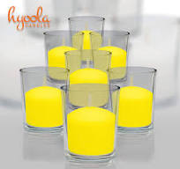 HYOOLA Citronella Votive Candles - 10 Hour Burn Time - 50 Pack, Ideal Bug  Repellent Candles, European Made
