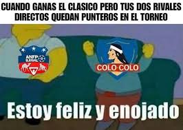 El partido entre universidad católica y colo colo se jugará este sábado 19 de diciembre a las 18:00 hora chilena, en san carlos de apoquindo, sin público por la emergencia sanitaria del coronavirus. Los Memes Que Dejo La Victoria De Colo 24 Horas Deportes Facebook