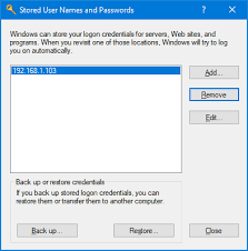 If it gets corrupted, the display output may stop working as expected when you connect to an external monitor. Clear Cached Credentials Windows 10 Password Recovery