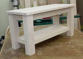There are many ways to set up a small mudroom bench in your entryway depending on the space you have. Making A Sturdy Modern Entryway Bench Woodworkers Guild Of America