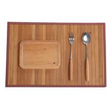 Marscool Bamboo Placemats For Dining Table Placemats Set Of 4 Stain Resistant Heat Resistant Place Mats Durable And Lavorist Dining Table Placemats Kitchen Table Settings Top Kitchen Table