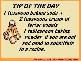 Baking Substitution Cooking Tips Baking Powder Substitute Baking Substitutes