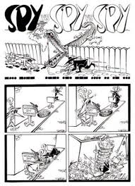 Black And White Spy Mad Tv Spy Vs Spy Vs Spy Spy Vs Spy Spy Cartoon Spy Fun Comics