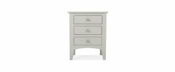 The circular shape makes this. Adam 3 Drawer Bedside Table