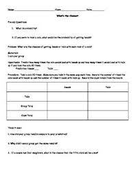 This Is A Simple Quick Probability Lab Which Helps Students To Understand How Probability Impacts Genetics Will The Coin Lan Understanding Probability Coins