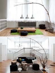 Diy Tree Floor Lamp Love The Tree Lamp Idea So Much Prettier And Cooler Than Just Hanging From The Ceiling Deco Interieure Deco Maison Creation Deco