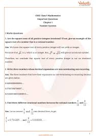 Check spelling or type a new query. Mportant Questions For Cbse Class 9 Maths Chapter 1 Number Systems
