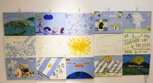 Otras visiones también nacidas de la fantasía o el ensueño hacen foco en el sol de 32 rayos que adorna el centro de la bandera nacional. Mi Sala Amarilla Manualidades Para El Dia De La Bandera Argentina