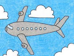If you find these to be too time consuming you can always simplify the plane by only showing it's most important parts. How To Draw An Airplane Art Projects For Kids