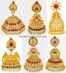Jhumka Designs In Joyalukkas Latest Collection Jhumka Designs Bridal Gold Jewellery Designs Gold Earrings Designs