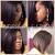 Middle Part 10 Inch Weave Hairstyles