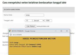 Bertemunya dua insan dalam satu ikatan suci pasti menjadi hal yang akan senantiasa teringat kapan saja. 4 Cara Mengetahui Weton Kelahiran Watak Berdasarkan Weton