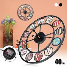 Shop alibaba.com for unique and functional numerals wall clocks to add style to rooms and efficiently track time. Large 16 Inch Silent Vintage Wheel Round Wall Clocks Roman Numerals Wall Quarzt Clock Home Decoration 40cm Horologe Timer Wall Clocks Aliexpress