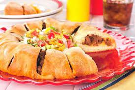 Easy Cheeseburger Ring Recipe Kid Friendly Ground Beef Recipe Dinner With Ground Beef Beef Recipes
