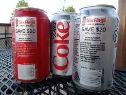 10 Ways To Get A Six Flags Ticket Discount Six Flags Coors Light Beer Can Discounted