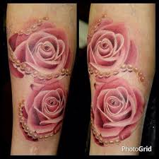 Rose Roze Tatoeages Tatoeage Ideeen Tatoeage Bloemen