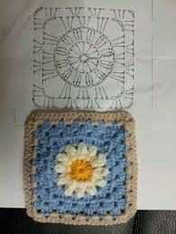 Tig Isi Orgu Motif Semalari With Images Crochet Bedspread Pattern Crochet Square Patterns Granny Square Crochet Pattern