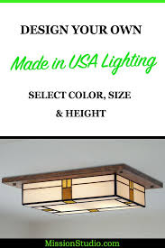 Mission Style Ceiling Light Fixture 709 Ceiling Mount Light Fixtures Light Fixtures Ceiling Light Fixtures