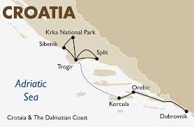 This map was created by a user. Croatia The Dalmatian Coast Croatia Vacation Goway Travel