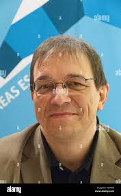 Andreas Eschbach, german science fiction author, Frankfurt Bookfair 2016  Stock Photo