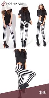 Khabib nurmagomedov vs justin gaethje. Blackmilk Original Run Beetlejuice Leggings Goth Black Milk Clothes Design Striped Leggings