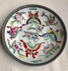 Kutani ware (rice bowl) kutani yaki rice bowl flower from kutani nagomi ino seiho co., ltd. Japanese Porcelain Ware A C F Handpainted Bowl Floral Wth Butterflies Decorated Hong Kong Hand Painted Bowls Japanese Porcelain Hand Painted