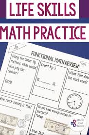 Functional Math Practice In The Classroom In 2020 Special Education Math Money Math Money Math Worksheets