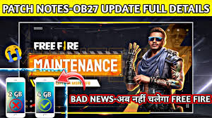 The free fire ob27 advance server will open soon in next month, where players will be able to test the free fire upcoming update's features before their global release and provide direct feedback to the development team and garena also give some. Why Free Fire Is Not Open Ob27 Update Full Details Ob27 Update Patch Notes Kab Open Hoga Free Fire Youtube