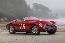 For many ferrari collectors, ownership of an early v12 barchetta is a longtime goal, as they represent the purest incarnation of enzo ferrari's dream. 1950 Ferrari 166 Mm Barchetta Uncrate