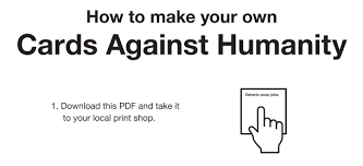 Each round, one player asks a question from a black card, and everyone else answers with their funniest white card. Train Ticket Cards Against Humanity 4 Steps Instructables