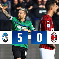Head to head statistics and prediction, goals, past matches, actual form for serie a. Serie A Atalanta Milan 5 0 Troppa Dea Per Il Diavolo Che Lezione Per I Rossoneri