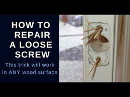 Cabinets made from particleboard work great in utility and laundry rooms, and they're fairly inexpensive. How To Fix A Loose Screw In A Hinge Or Door Abi Home Inspection Services