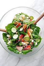 Check spelling or type a new query. Strawberry Cucumber Spinach Salad With Apple Cider Vinaigrette Yay For Food